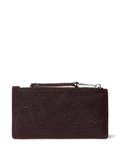 LEMAIRE Gear card holder coin purse Brown SL0104LL0067