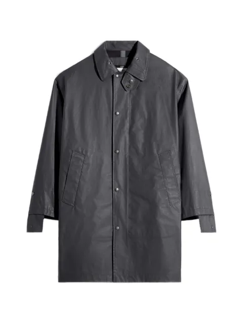 LEMAIRE raincoat in resinated cotton Black OW1216LF1571