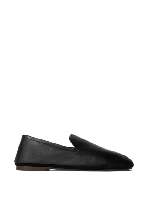 LEMAIRE outdoor slippers in leather Black FO0288LL0023