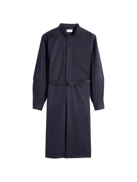 LEMAIRE liquette dress in light cotton satin Blue DR1133LF1207