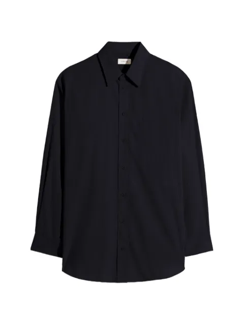 LEMAIRE patch-pocket shirt Black SH1247LF1399