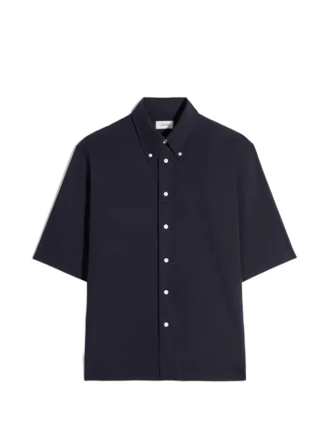LEMAIRE button-down short-sleeves shirt Black SH1249LF1389