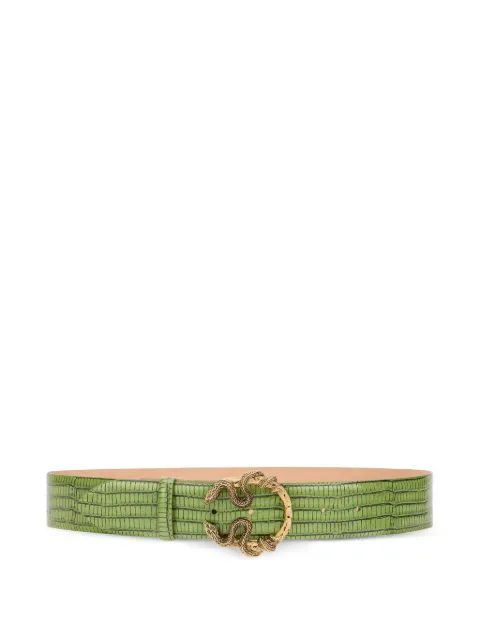 Roberto Cavalli snake-buckle belt Green WKC001PZ119