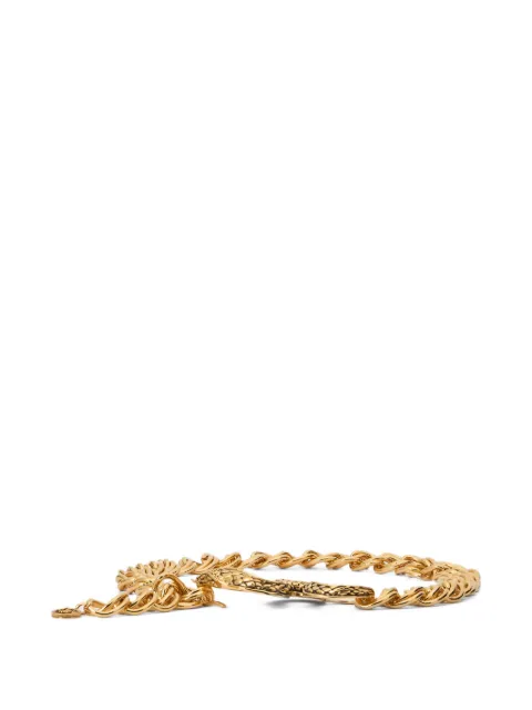 Roberto Cavalli snake-detail chain belt Gold WWC003AM001