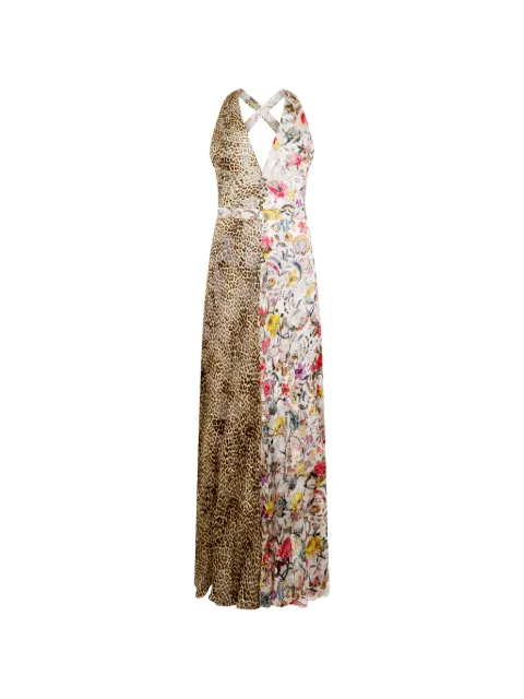 Roberto Cavalli animal-print maxi dress Brown WQT109HER29