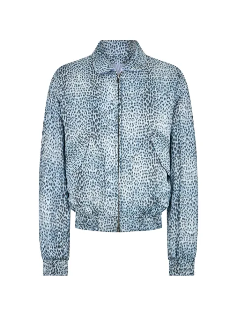 Roberto Cavalli Baby Jaguar reversible jacket Blue WNT4034QR31