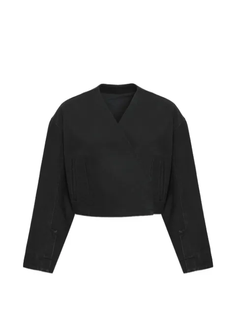 OCCLEUS Rory wrapped jacket Black OCC106059