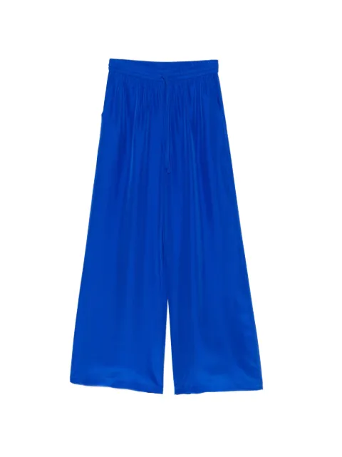 P.A.R.O.S.H. Saxon drawstring palazzo pants Blue SAXOND230772