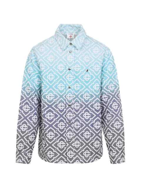 Casablanca monogram gradient jacket Blue MSP26JK44901
