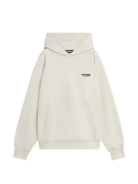 BARROW graphic hoodie Neutrals S6BWUAHS075412