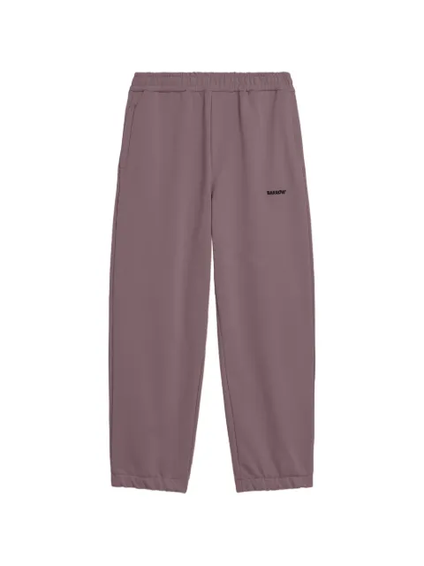 BARROW logo drawstring track pants Purple S6BWUAFP011