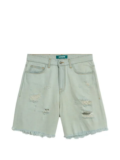 BARROW frayed shorts Blue S6BWUABE042