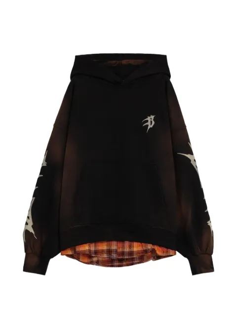 BARROW graphic hoodie Black S6BWUAHS021
