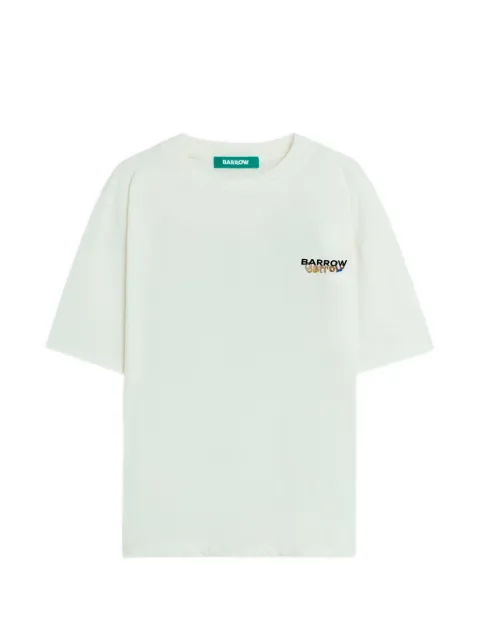 BARROW teddy graphic T-shirt Neutrals S6BWUATH076