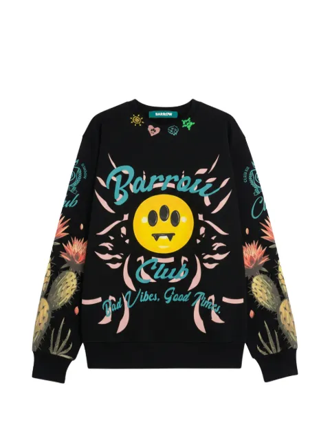 BARROW graphic-print sweatshirt Black S6BWUASW067