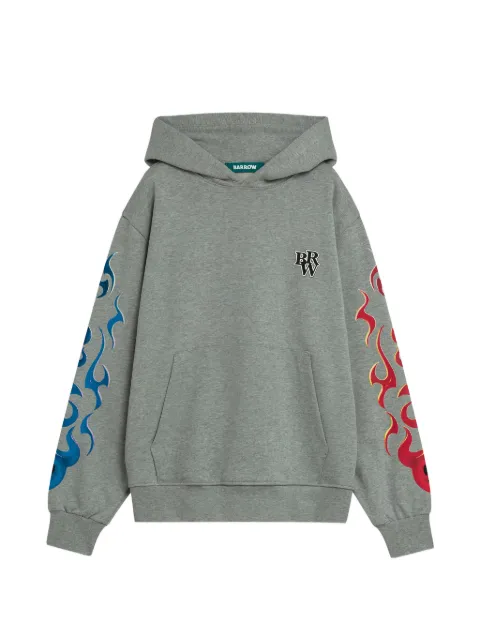 BARROW graphic hoodie Grey S6BWUAHS101