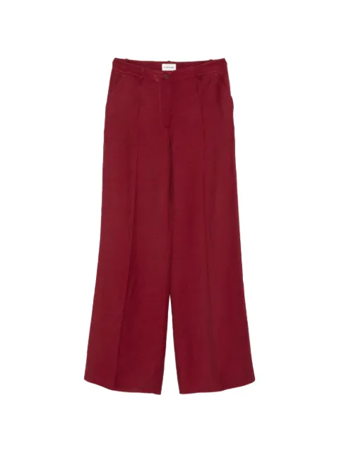 P.A.R.O.S.H. front pleats palazzo pants Red RAISA26D232214
