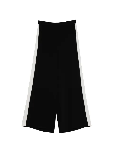 P.A.R.O.S.H. two-tone palazzo pants Black PANTY26D233004B