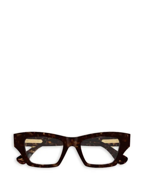 Cartier Eyewear cat-eye embellished glasses Brown CT0639O007