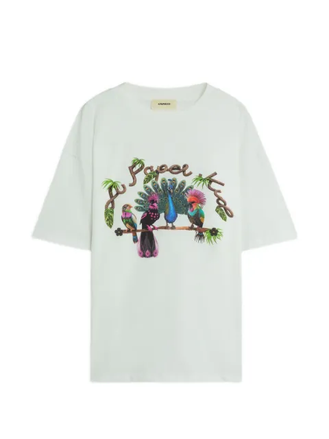 A Paper Kid graphic print T-shirt Green S6PKUATH163