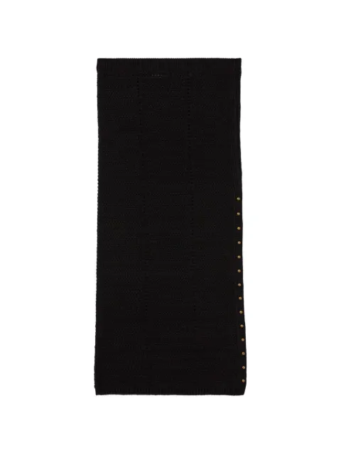 A Paper Kid knitted stud skirt Black S6PKWOKK024