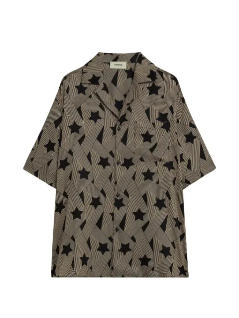 A Paper Kid star graphic shirt Green S6PKMASI122