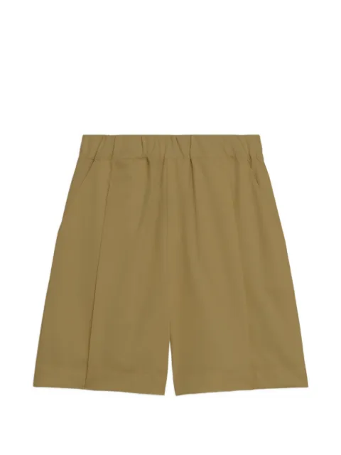 A Paper Kid elasticated wool bermuda shorts Neutrals S6PKMABE092