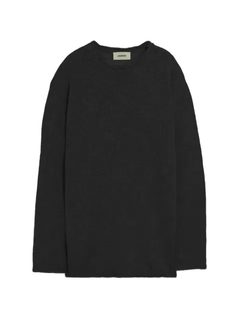 A Paper Kid round-neck sweater Black S6PKMAJP083