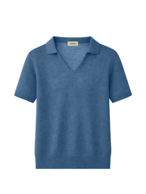 A Paper Kid knitted T-shirt Blue S6PKMAKP082