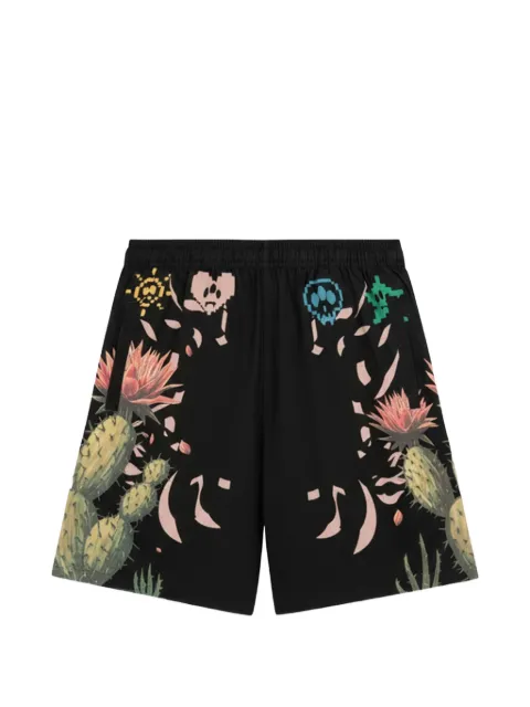 BARROW cactus-print shorts Black S6BWUABE112