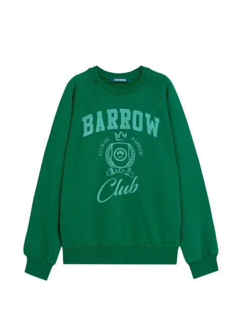 BARROW graphic crew-neck sweatshirt Green S6BWUASW020