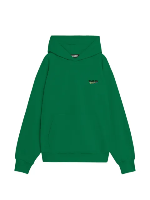 BARROW printed hoodie Green S6BWUAHS075