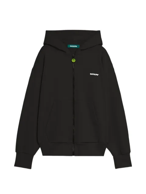 BARROW zip-up hoodie Black S6BWUAZH007