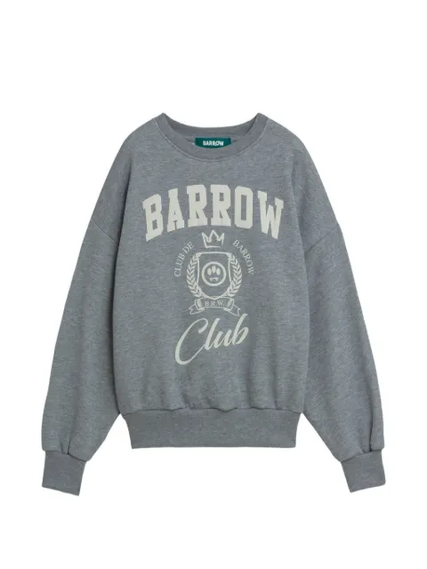 BARROW open-back sweatshirt Grey S6BWWOSW130