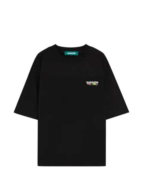 BARROW graphic crewneck T-shirt Black S6BWUATH032