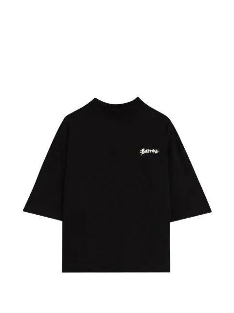 BARROW printed boxy T-shirt Black S6BWWOTH123