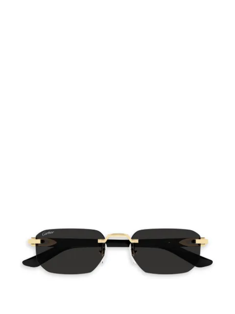 Cartier Eyewear rimless geometric sunglasses Gold CT0622S001