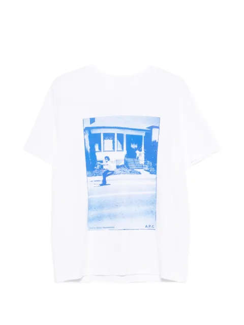 A.P.C. California graphic T-shirt White COHBMH26578