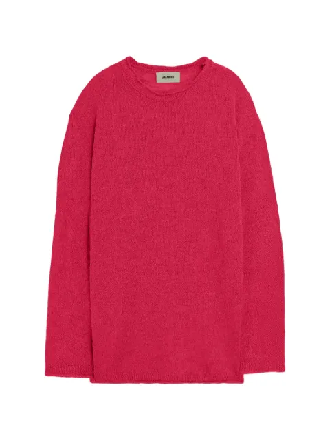 A Paper Kid crew-neck sweater Pink S6PKMAJP083