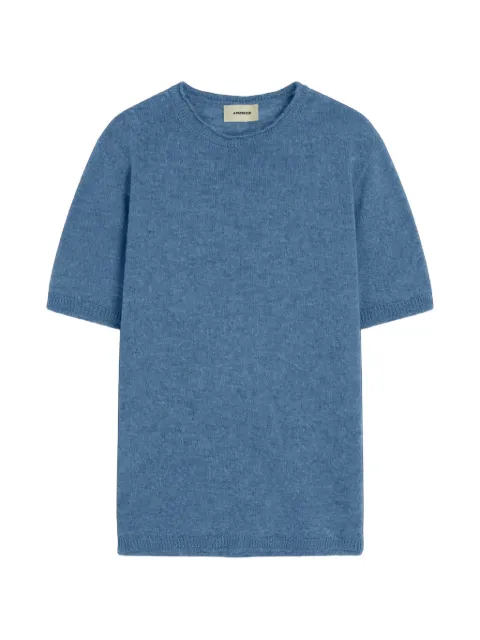 A Paper Kid knitted T-shirt Blue S6PKMAKE084