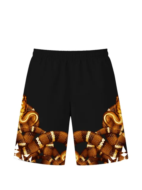 COUNTY OF MILAN snake-print deck shorts Black S6CMMABE055