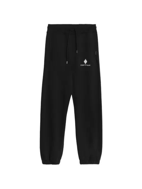 COUNTY OF MILAN drawstring track pants Black S6CMMAFP091