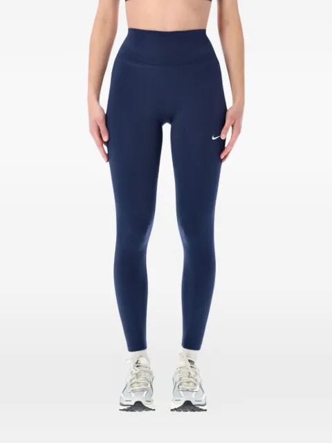 Nike logo-detail leggings Blue IO0579
