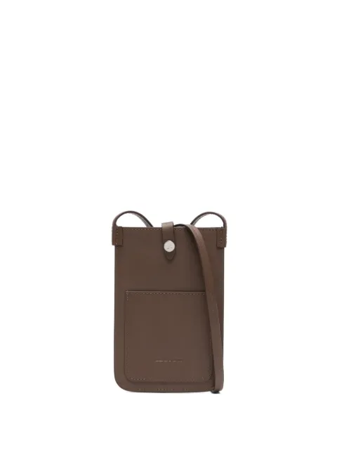 Kiton leather cross body bag Brown DSPIERAN0144006002
