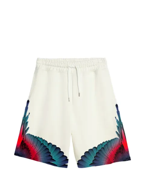 COUNTY OF MILAN wings-graphic track shorts White S6CMMABE027