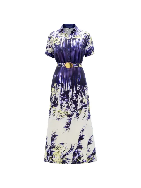 Silvia Tcherassi Lee midi dress Purple ST260049