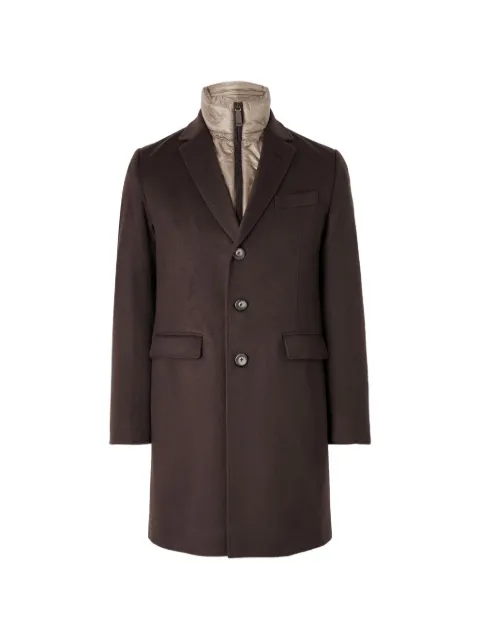 Herno button single-breasted coat Brown CA000212U38126