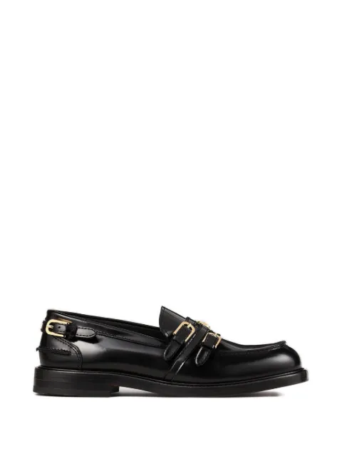 SANDRO buckle strap loafers Black SFACH01375