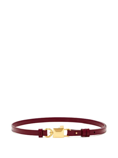 Dolce & Gabbana padlock-buckle belt Red BE1673AZ000