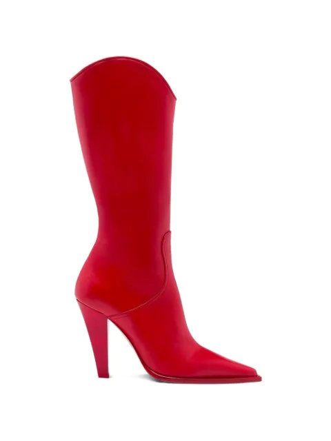 Paris Texas Nadia pointed-toe boots Red PXNL01XVTNP